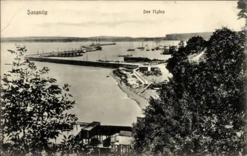 Ak Sassnitz auf Rügen, Hafen