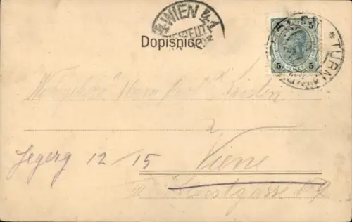 Ak Hrubý Rohozec Großrohosetz Turnov Turnau Region Reichenberg, Teilansicht