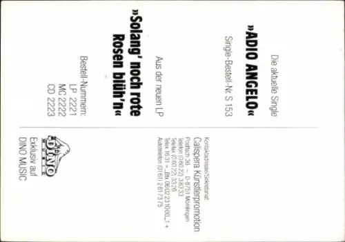 Autogrammkarte Sängerinnen Duo Gitti und Erika, Portrait, Autogramme