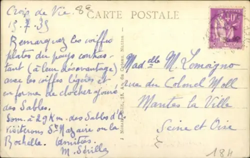 Ak Saint Gilles Croix de Vie Vendée, Säcke voller Meersalz, Bewohner in traditioneller Kleidung, 