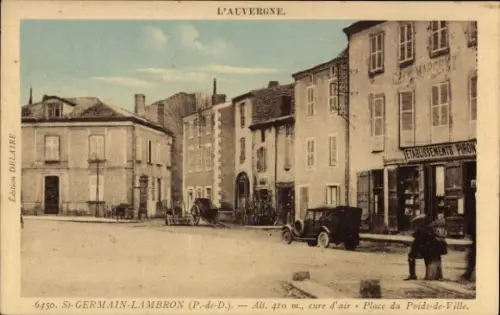 Ak Saint Germain Lembron Puy de Dôme, Place du Poids-de-Ville