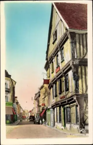 Ak Vernon Eure, Rue Carnot
