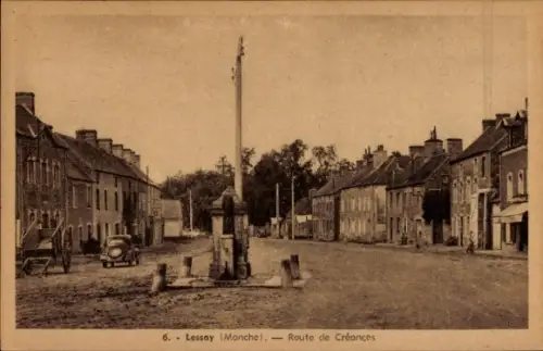 Ak Lessay Manche, Route de Creances