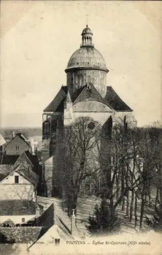 Ak Provins Seine et Marne, Eglise St-Quiriace, Kirche, XII. Jahrhundert, s Gebäude
