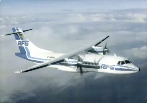 Ak Passagierflugzeug ATR 42/300 der RFG Regionalflug, F-WWET