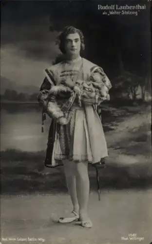 Ak Opernsänger Rudolf Laubenthal als Walter Stolzing