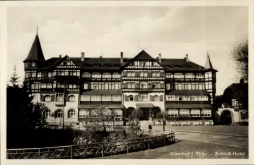 Ak Oberhof im Thüringer Wald, Schloss-Hotel