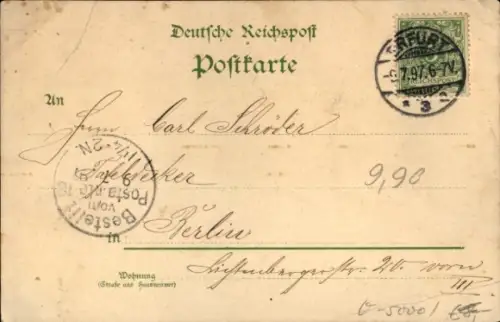 Litho Erfurt in Thüringen, Post, Anger