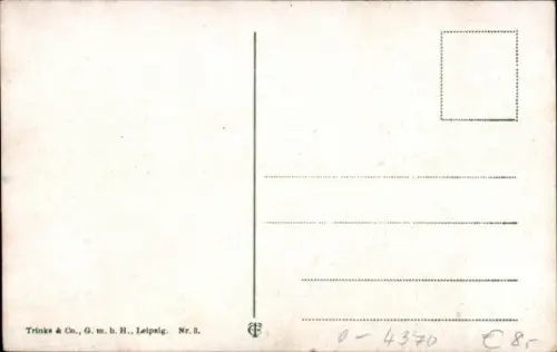 Ak Cöthen Köthen in Anhalt, Stadtansicht von  farbenfroh, alte Architektur,  Stadtansicht