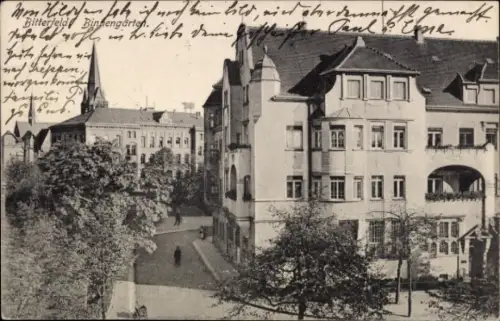 Ak Bitterfeld in Sachsen Anhalt,  Binnengärten