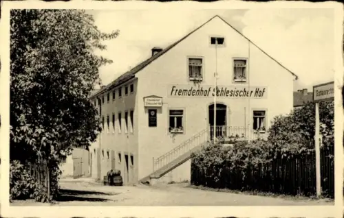 Ak Bischofswerda in Sachsen, Fremdenhof Schlesischer Hof, Inh. Erich Gundlach