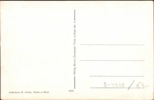 Ak Thale im Harz, Hubertusstraße, malerische Landschaft, Kirche, Häuser