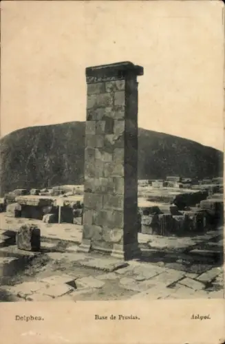 CPA Delphes Grèce, Base de Prusias