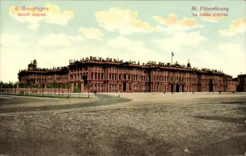 Ak Sankt Petersburg Russland, Winterpalast