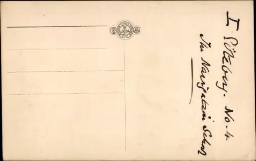 Ak Göteborg Schweden, Gebäude mit Uhr, Felsen, Navigationsschule, Göteborg