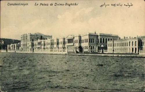 Ak Konstantinopel Istanbul Türkei, Palais de Dolma Baghtsche
