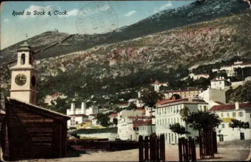 PC Gibraltar, Road to Dock & Clock