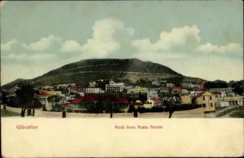 Ak Gibraltar, Rock from Rosia Parade