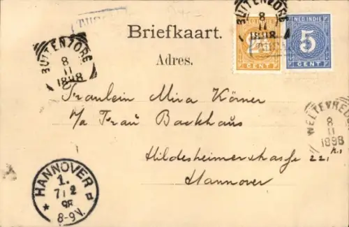 Ak Batavia Jakarta Java Indonesien, Sluisbrug, Kali Besaar