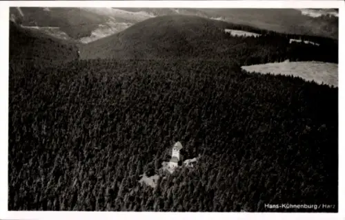 Ak Sieber Herzberg am Harz, Hans Kühnenburg, Fliegeraufnahme