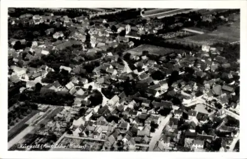 Ak Kürzell Meißenheim am Rhein Baden, Luftaufnahme