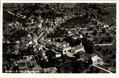 Ak Herten im Ruhrgebiet Westfalen, Luftaufnahme