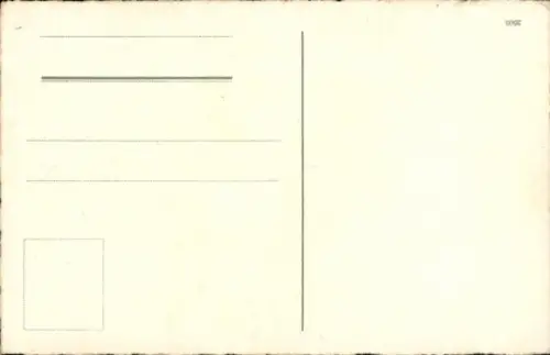 Litho Glückwunsch Pfingsten, Maikäfer, Birke