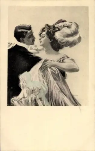Künstler Ak Tanzpaar, Tanz