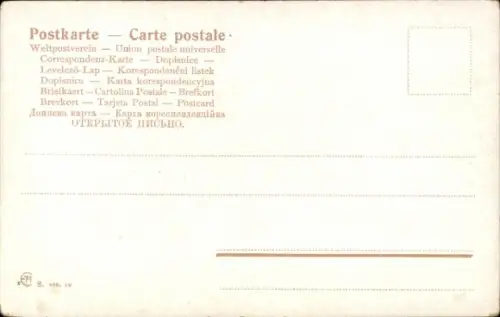 Ak Nilpferd am Fluss