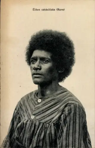 CPA Nouvelle Guinee, Eleve catechiste