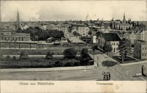 Ak Rödelheim Frankfurt am Main, Gesamtansicht