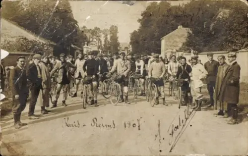 Foto Ak Radrennsport, Radrennfahrer, Eugene Raymond