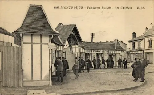 Ak Montrouge Hauts de Seine, Velodrome Buffalo, Guichets