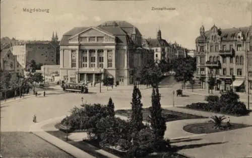 Ak Magdeburg an der Elbe,  Zentraltheater