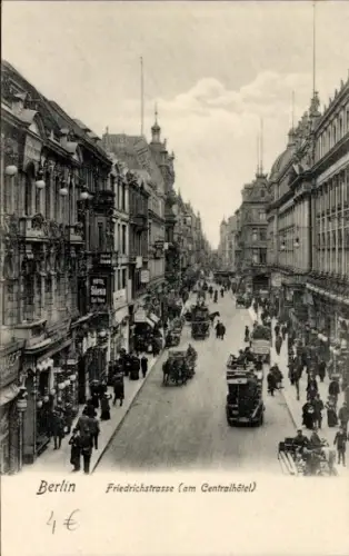 Ak Berlin Mitte, Friedrichstraße, Centralhotel