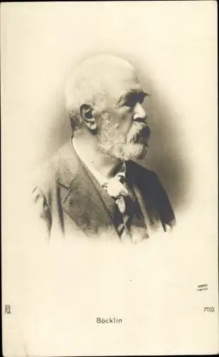 Ak Zeichner und Maler Arnold Böcklin