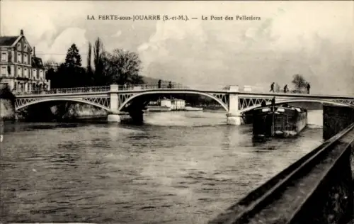 Ak La Ferté sous Jouarre Seine et Marne, Pont des Pelletiers
