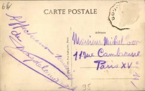 CPA Chars Val d'Oise, Panorama