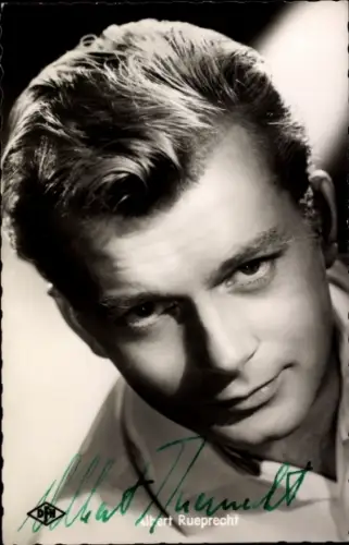 Ak Schauspieler Albert Rueprecht, Portrait, Der müde Theodor, Autogramm