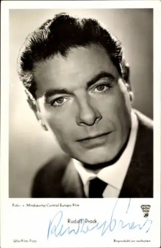 Ak Schauspieler Rudolf Prack, Portrait