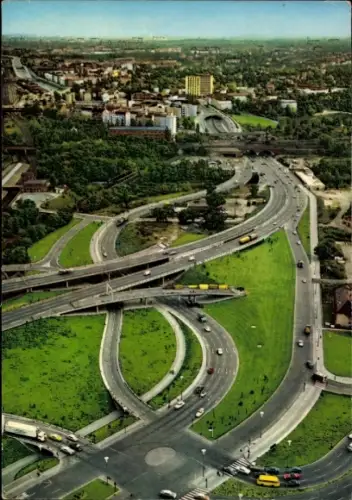 Ak Lüneburg in Niedersachsen, Stadtautobahn, Grünanlagen, Verkehr, Lüneburg