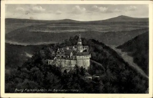 Ak Falkenstein im Harz, Burg Falkenstein
