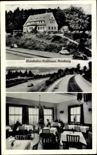 Ak Breitenbach am Herzberg, Autobahn Rasthaus Rimberg