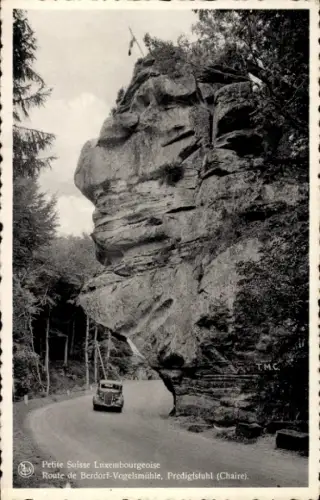 Ak Berdorf Vogelsmühle Luxemburg, Predigtstuhl, Chaire