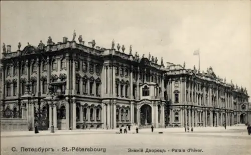 Ak Sankt Petersburg Russland, Winterpalast