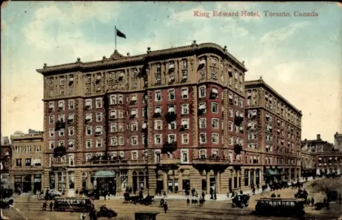 Ak Toronto Ontario Kanada, King Edward Hotel,   Architektur, 