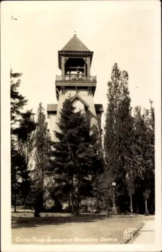 Ak Seattle Washington USA, Chimes Tower, University of Washington,  , 1946