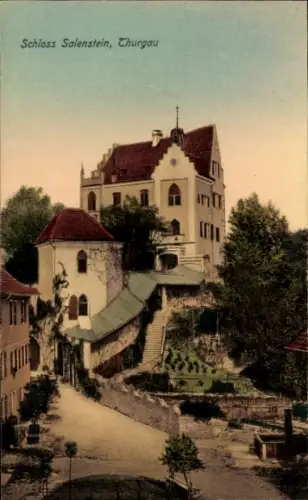 Ak Salenstein Kanton Thurgau, Schloss  , farbig,  Ansicht