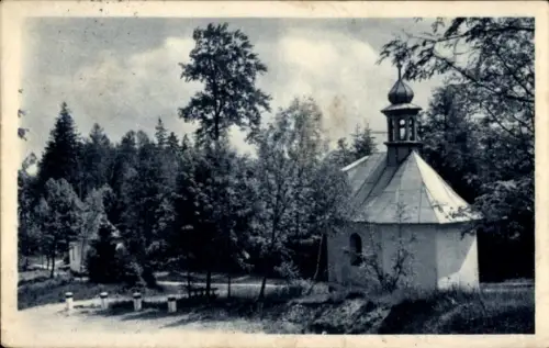 Ak Ústí nad Orlicí Wildenschwert Region Pardubice, Kapelle