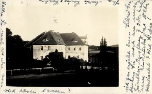 Foto Ak Pommritz Hochkirch in Sachsen, Schloss
